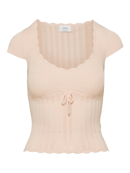 Wilfred Tops - Aritzia Wilfred Soloist Short sleeve Sweater knit top